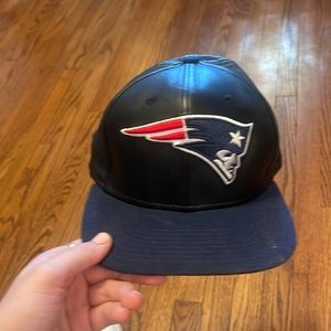 Leather Patriots hat